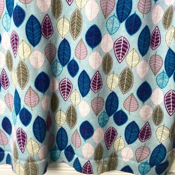 Talbots Long Sleeve Lightweight Colorful Leaves Sweater Size S/P - Picture 10 of 12